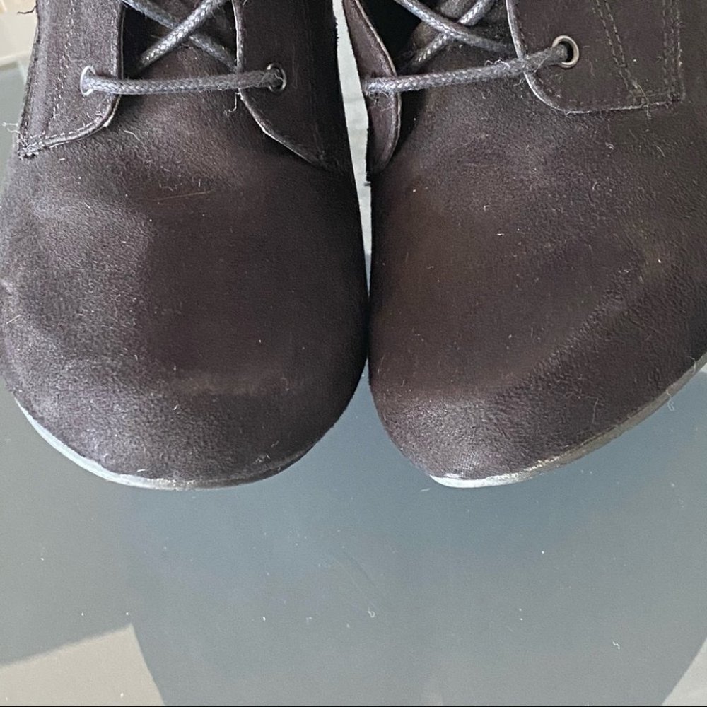 SOLD | Call It Spring Black Suede Ankle Booties EUC - Picture 13 of 13